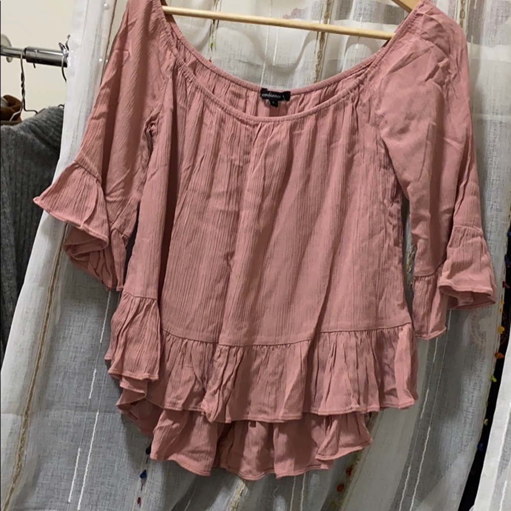 charlotte russe Large mauve blouse
